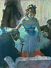 The Chinese Room in The Royal Palace, Berlin Paintings - Dancer in her dressing room by Edgar Degas