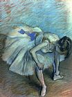 Edgar Degas Seated Dancer
