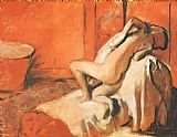 Edgar Degas After the Bath painting