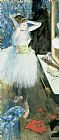The Chinese Room in The Royal Palace, Berlin Paintings - Dancer in her dressing room by Edgar Degas