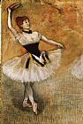 Edgar Degas Dancer with Tambourine
