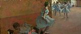 Edgar Degas Dancers Ascending a Staircase painting