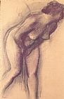 Edgar Degas Female Standing Nude