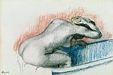 Edgar Degas Woman Washing in the Bath