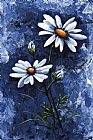Edit Voros My flowers - Daisies blue