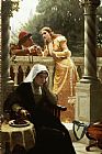Edmund Blair Leighton A Stolen Interview