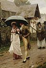 Edmund Blair Leighton A Wet Sunday Morning