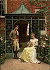 Edmund Blair Leighton On the Threshold