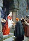 Edmund Blair Leighton Paintings and Prints - The Charity of St. Elizabeth of Hungary by Edmund Blair Leighton