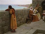 Edmund Blair Leighton Paintings and Prints - The Hostage by Edmund Blair Leighton