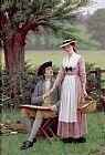 The Lord of Burleigh Paintings and Prints - The Lord of Burleigh by Edmund Blair Leighton