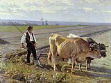 Edouard Debat Ponsan The Furrow