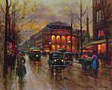 Edouard Leon Cortes L'opera, Paris