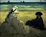 Edouard Manet On the Beach painting