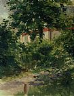 Edouard Manet A Corner of the Garden in Rueil painting