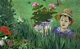 Edouard Manet Child in the Flowers painting