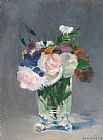 Edouard Manet Flowers In A Crystal Vase painting