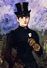 Edouard Manet Portrait Of Horsewoman