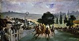Edouard Manet Races at Longchamp