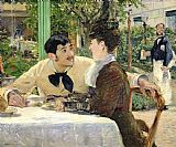 Edouard Manet The Garden of Pere Lathuille