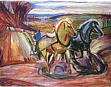 Edvard Munch Spring Plowing 1916