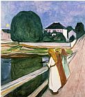 Edvard Munch The Girls on The Pier 1901