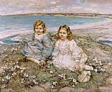 Edward Atkinson Hornel The Daughters of Bertram Roberts