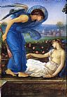 Edward Burne Jones Cupid Finding Psyche painting