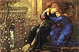 Edward Burne Jones Love Among The Ruins painting