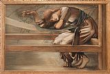 Edward Burne Jones The Briar Rose Study for The Garden Court painting