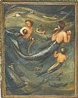 Edward Burne Jones The Mermaid Family painting