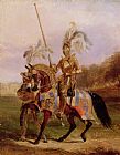 The Lord of Burleigh Paintings and Prints - Lord of the Tournament by Edward Henry Corbould