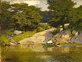 Edward Henry Potthast Boating in Central Park