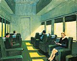 Edward Hopper Chair Car painting