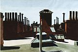 Edward Hopper Roofs of Washington Square painting