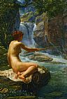 Nymphs Prints - The Nymph of The Stream by Edward John Poynter