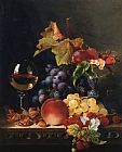 Wine Prints - Still Life with Wine Goblet by Edward Ladell