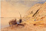 Lear Prints - Abu Simbel, 11 11 30 Am, 8 February 1867 (374) by Edward Lear