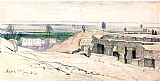 Tabeen Berlin, 4 00 P.m., January 1, 1867 (16) Prints - Abydos, 1 00 Pm, 12 January 1867 (134) by Edward Lear