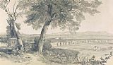 Lear Prints - Campagna Of Rome From Villa Mattei by Edward Lear