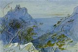 Lear Prints - Eze Cote Dazur France by Edward Lear