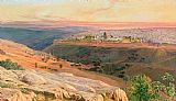Lear Prints - Jerusalem From The Mount Of Olives by Edward Lear
