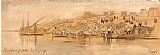 Tabeen Berlin, 4 00 P.m., January 1, 1867 (16) Prints - Luxor, 7 00 Am, 20 January 1867 (198) by Edward Lear