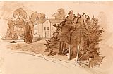 Manor Prints - Manor (knowsley Lane ) by Edward Lear