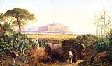 Lear Prints - Palermo Sicily by Edward Lear