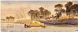 Tabeen Paintings and Prints - Tabeen Berlin, 4 00 P.m., January 1, 1867 (16) by Edward Lear