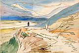 Lear Prints - Tepelene, 19 April 1857 by Edward Lear
