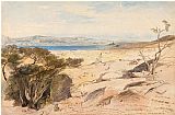 Lear Prints - The Dead Sea, 16 And 17 April 1858 by Edward Lear