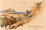 Lear Prints - View Near Palermo by Edward Lear