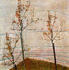 Autumn Prints - Autumn Trees by Egon Schiele